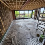 Vloerverwarming installatie