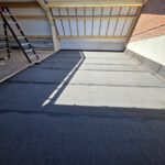 Zwarte Bitumen dakdekking